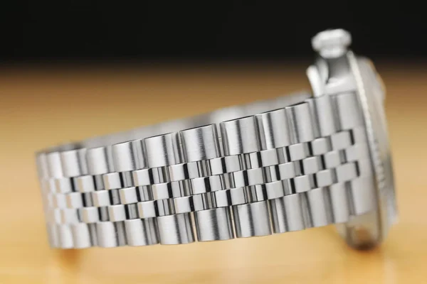 Rolex Datejust 1601 Silver Jubilee Bracelet with Silver Bezel