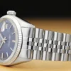 Rolex Datejust 1601 Silver Jubilee Bracelet with Silver Bezel