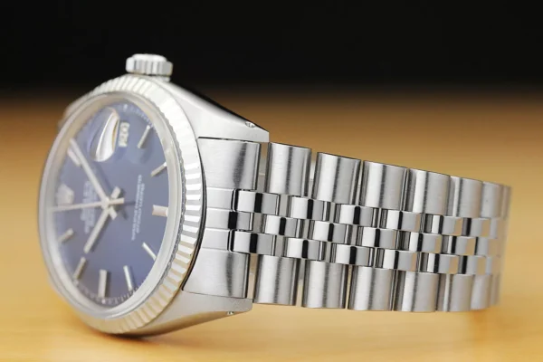 Rolex Datejust 1601 Silver Jubilee Bracelet with Silver Bezel