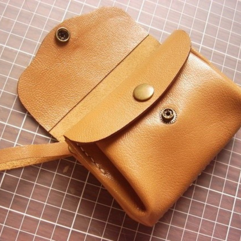 Leather Accordion Wallet Pattern