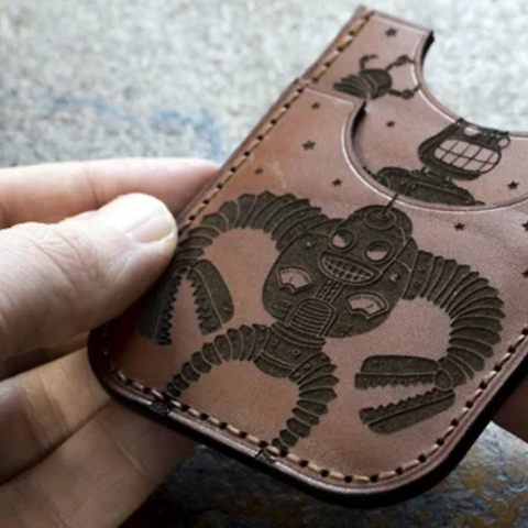 Laser Cut Card Wallet pattern