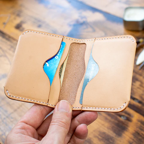 DOUBLE FOLDED  CARD HOLDER PATTERN